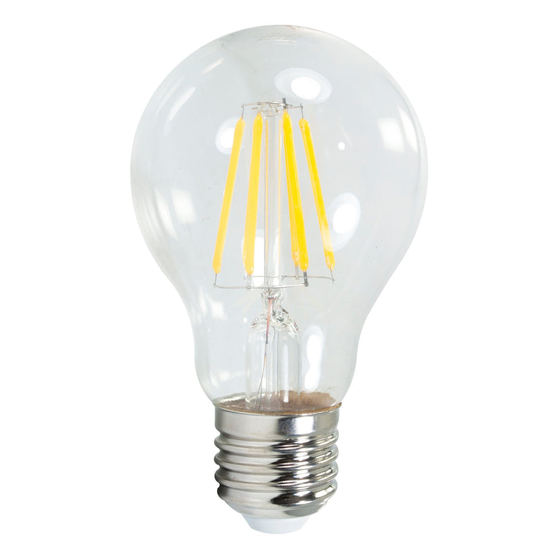 Foco Tecno Shine LED vintage A19 6W cálido - La nueva eléctrica