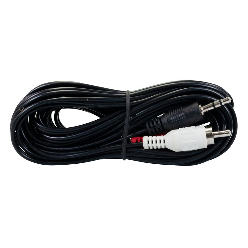 Cable Fussion tipo Y 3.5 mm macho a 2 RCA macho 3.6 m - La nueva eléctrica