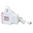 Cargador Fussion con 2 puertos USB y cable conector V8 - La nueva eléctrica