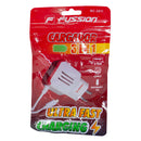 Cargador Fussion con 2 puertos USB y cable conector V8 - La nueva eléctrica