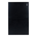 Placa Lucek Flat 2 apagadores sencillos negra - La nueva eléctrica