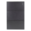 Placa Lucek Flat 2 apagadores sencillo 1 apagador escalera plata - La nueva eléctrica