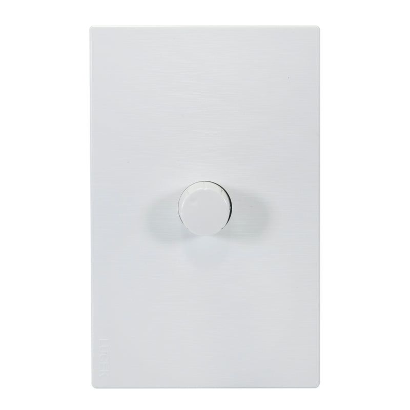 Placa Lucek Flat dimmer blanca - La nueva eléctrica