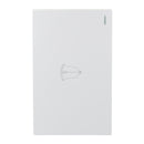 Placa Lucek Flat botón timbre blanca - La nueva eléctrica