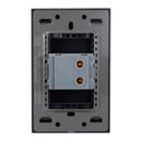 Placa Lucek Flat botón timbre plata - La nueva eléctrica