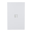 Placa Lucek Flat toma telefónica blanca - La nueva eléctrica