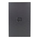 Placa Lucek Flat toma telefónica plata - La nueva eléctrica