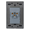 Placa Lucek Flat 2 contactos 2 USB plata - La nueva eléctrica