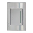 Placa Lucek 1 apagador escalera cristal espejo plata - La nueva eléctrica