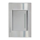 Placa Lucek 1 apagador sencillo cristal espejo plata - La nueva eléctrica
