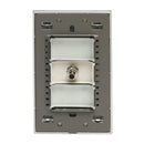 Placa Lucek toma TV cristal espejo plata - La nueva eléctrica