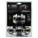 Combo perilla tubular/cerrojo llave/mariposa latón antiguo - La nueva eléctrica