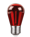 Foco Aksi LED 1W S14 rojo - La nueva eléctrica