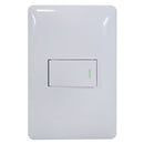 Placa Solaris Eco con 1 apagador - La nueva eléctrica