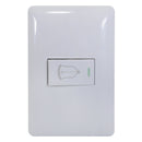 Placa Solaris Eco con botón timbre - La nueva eléctrica