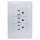 Placa Solaris Eco con 3 contactos - La nueva eléctrica