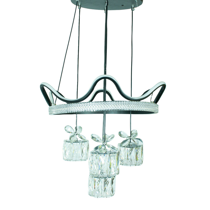 Candil Teco LED 154W corona 4 luces 3 tonos - La nueva eléctrica