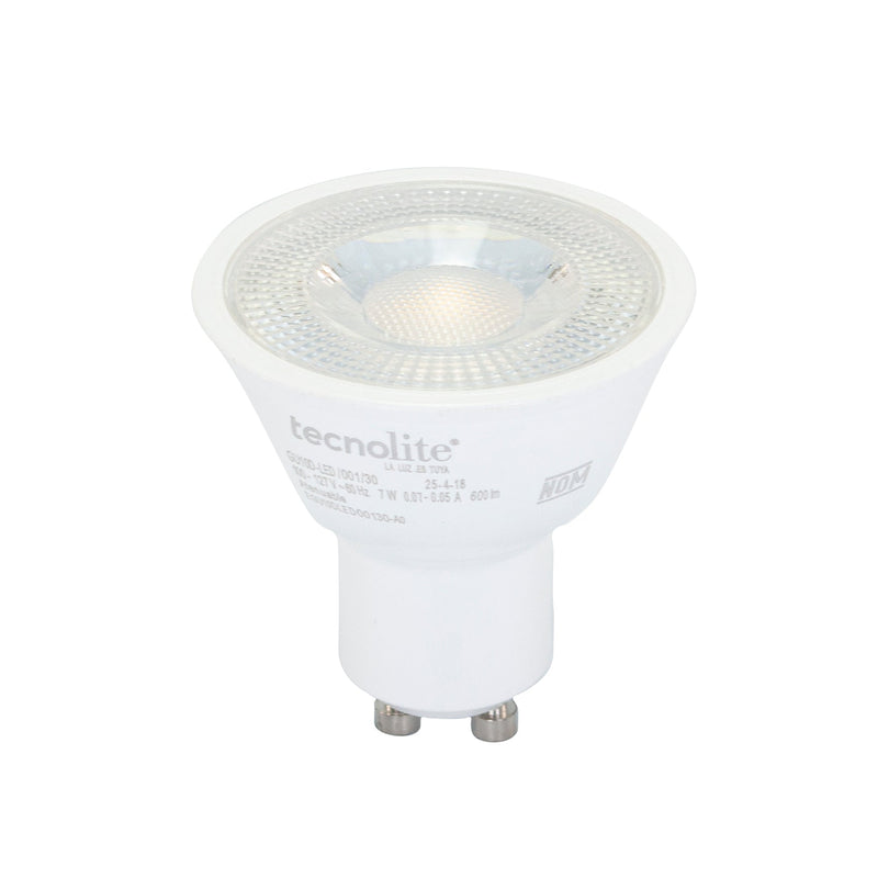 Foco Tecno Lite LED GU-10 7W 10-127V 30K GU10D-LED/001/30 - La nueva eléctrica