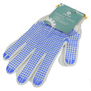 Guante Folong blancos con puntos de PVC azul - La nueva eléctrica