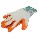 Guante Folong textil blanco con naranja recubrimiento de nitrilo - La nueva eléctrica