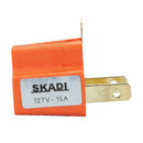 Clavija  skadi convertidora naranja - La nueva eléctrica