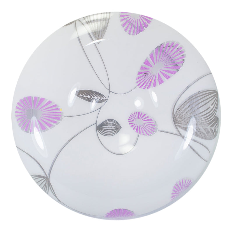 Plafón LED Link 10 watts frío flores magenta - La nueva eléctrica