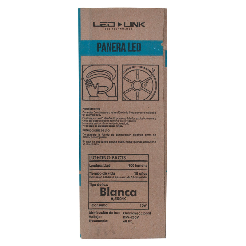 PLAFON LED LINK LED 10 WATTS RECTANGULO