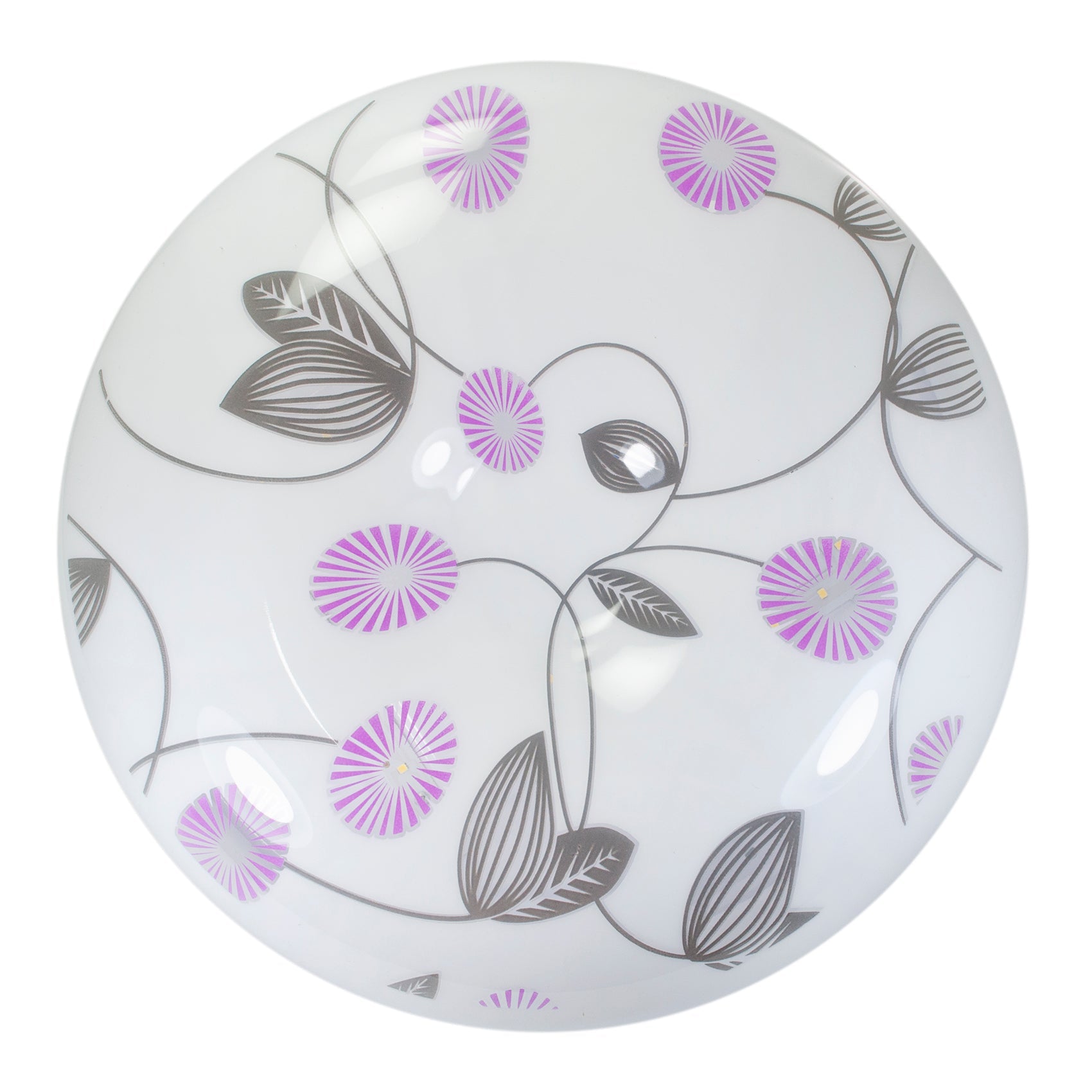Plafón LED Link 20 watts frío flores magenta - La nueva eléctrica