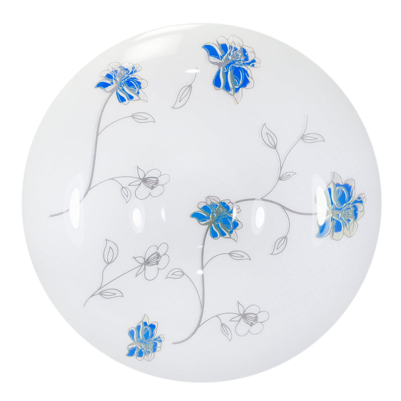 Plafón LED Link 20 watts frío orquídeas azul - La nueva eléctrica