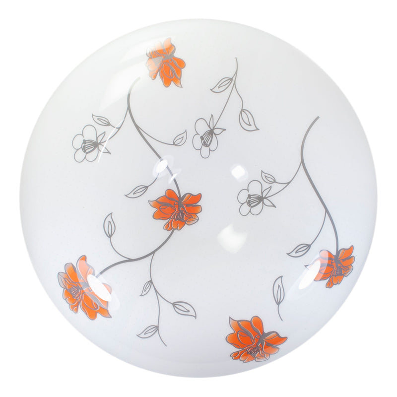 Plafón LED Link 26 watts frío orquídeas naranja - La nueva eléctrica
