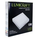Luminario de sobreponer Lumicraft 12W cuadrado frío - La nueva eléctrica