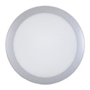 LUMINARIO DE SOBREPONER LUMICRAFT  12W REDONDO PLATA FRIO - La nueva eléctrica