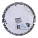 LUMINARIO DE SOBREPONER LUMICRAFT  12W REDONDO PLATA FRIO - La nueva eléctrica