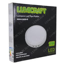 LUMINARIO DE SOBREPONER LUMICRAFT  12W REDONDO PLATA FRIO - La nueva eléctrica