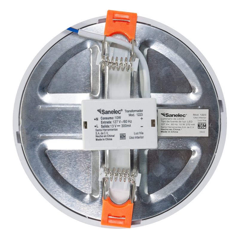 Luminario Sanelec ajustable circular 10W - La nueva eléctrica