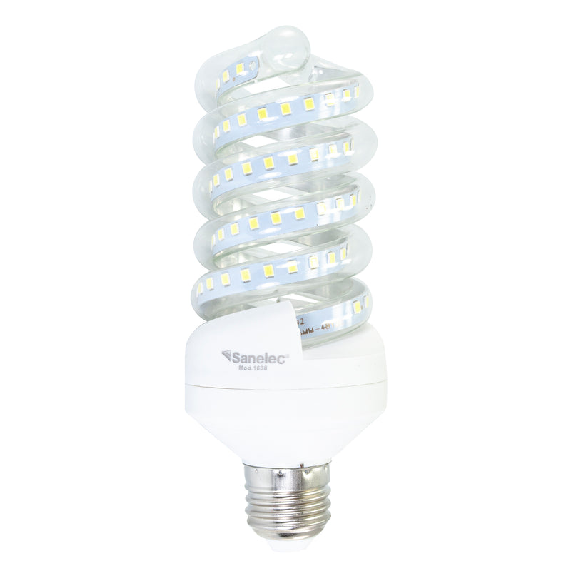 Foco Sanelec espiral LED 20W luz fría mini - La nueva eléctrica