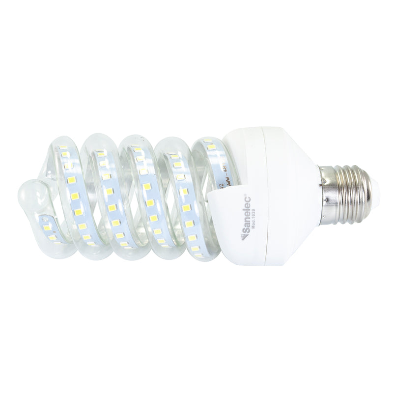 Foco Sanelec espiral LED 20W luz fría mini - La nueva eléctrica