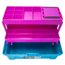 Caja Santul para herramienta Vanity 14 verde con morado - La nueva eléctrica