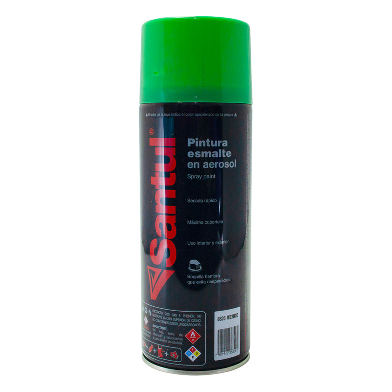 Pintura Santul aerosol verde hoja 300ml - La nueva eléctrica