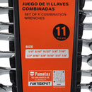 LLAVE COMBINADA FUMETAX 11PZ STD - La nueva eléctrica
