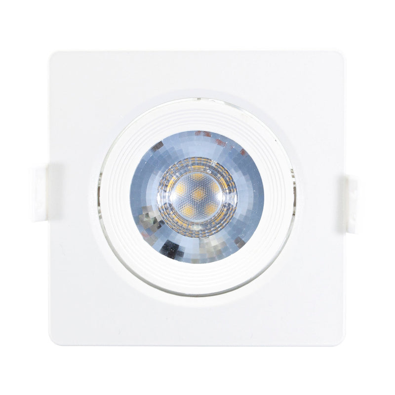 Luminario Illux LED cuadrado 5W driver a 110-240V 30K - La nueva eléctrica