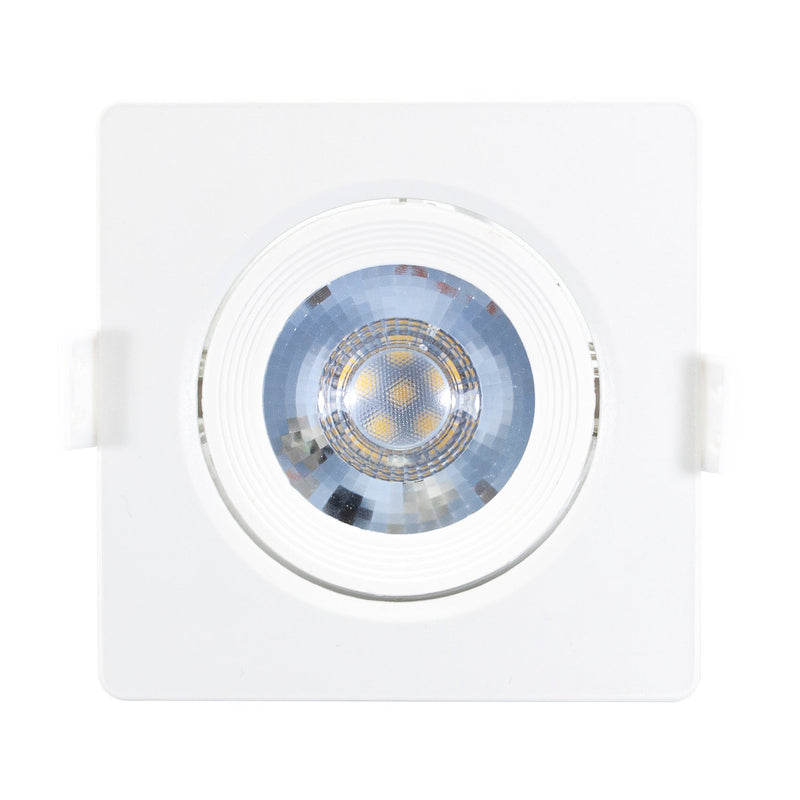 Luminario Illux LED cuadrado 5W driver a 110-240V 65K - La nueva eléctrica