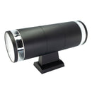 Luminario Tishman cilindro aluminio negro 2XGU10 - La nueva eléctrica