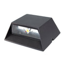 Arbotante Tishman LED aluminio negro 11W 3000K 2 luces - La nueva eléctrica