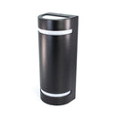 Luminario Tishman aluminio negro 2XGU10 - La nueva eléctrica