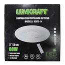 Ventilador Lumicraft LED 88W 3 tonos - La nueva eléctrica