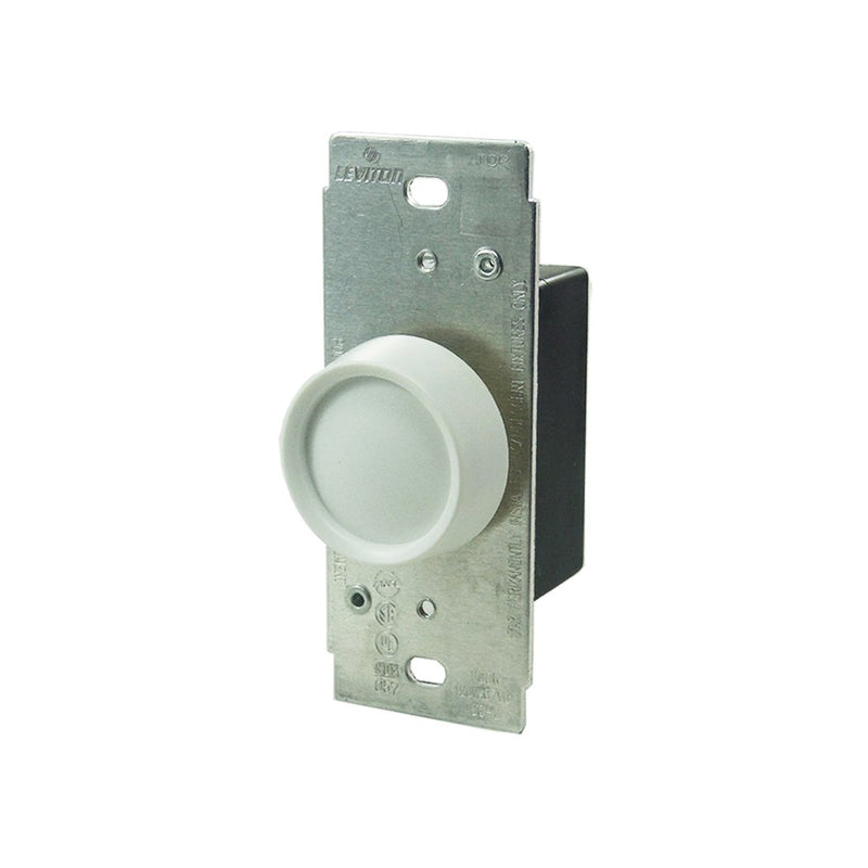 Dimmer Leviton rotativo económico blanco
