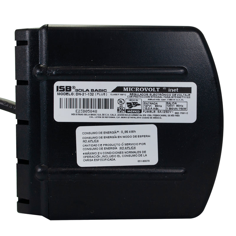 Regulador Sola Basic dom.dn-21-132 1300va.