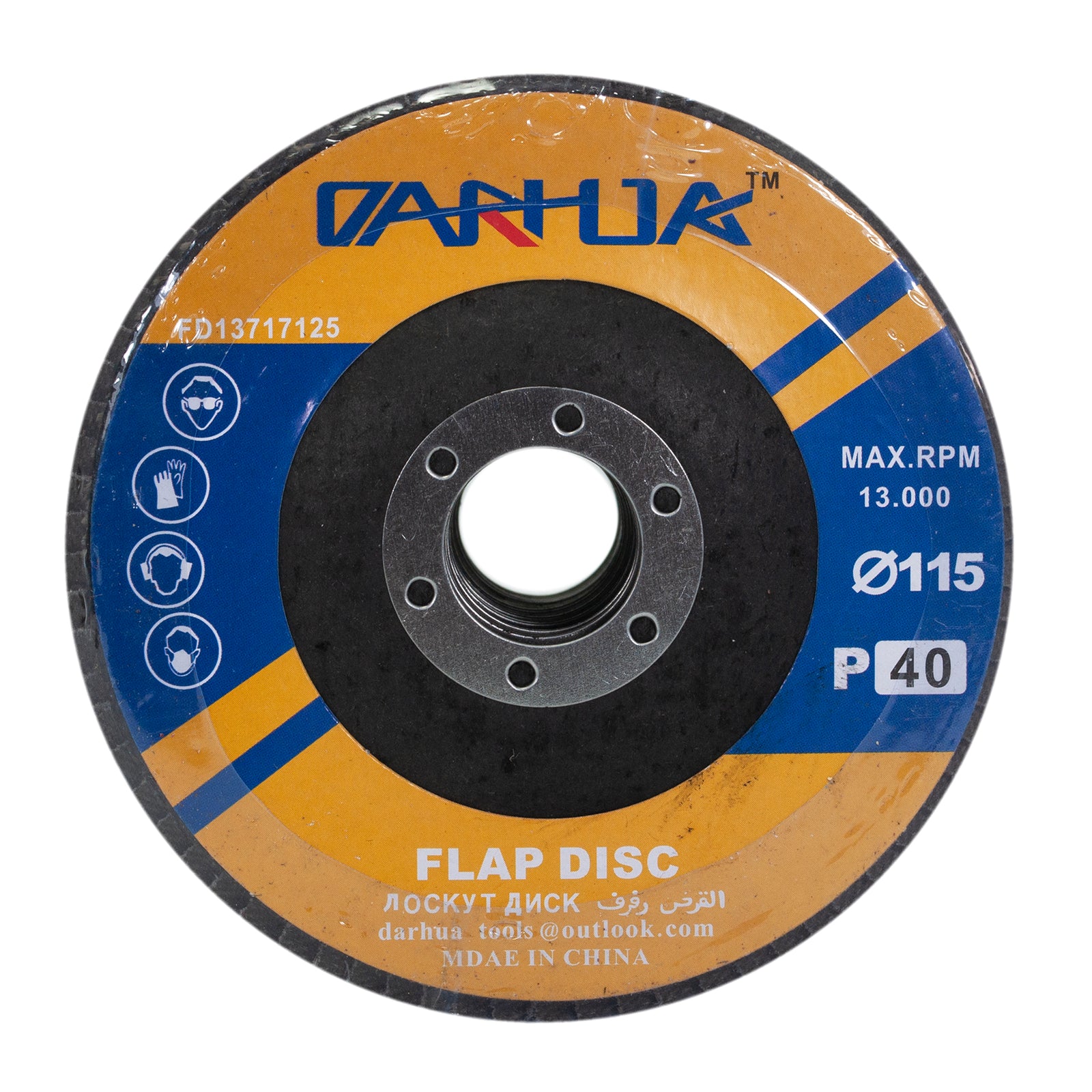 Disco Pinmark 4.5 con lija P40 c/10 piezas - La nueva eléctrica