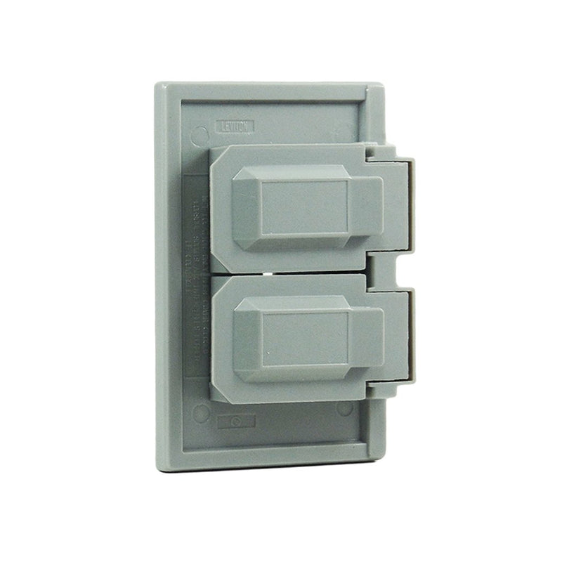 Placa Leviton duplex intemperie